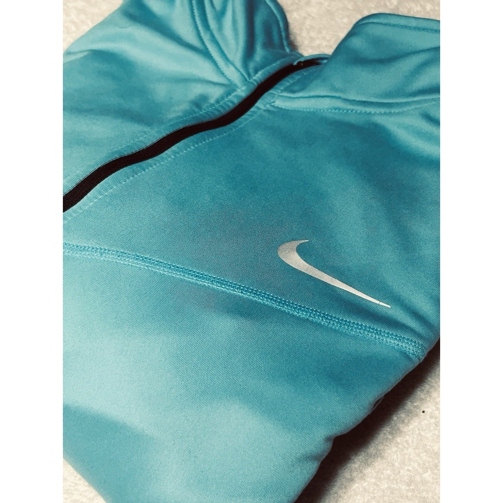 Nike Dri-FIT Men's XL Half-Zip Running Pullover Top - Teal / Turquoise